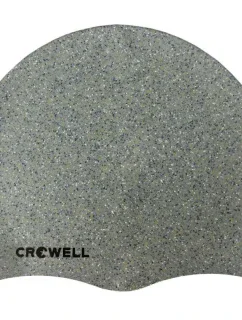 Silikonová plavecká čepice Crowell Recycling Pearl silver col.2