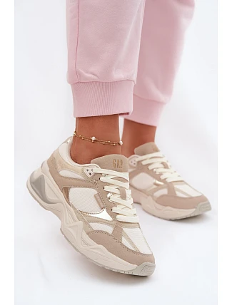 Dámské tenisky na platformě GAP MARATHON GPW6154923895 Béžové