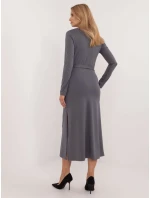 Šaty LK SK 509792.21P tmavě šedé Šaty LK SK 509792.21P tmavě šedé