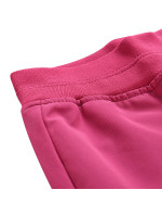 Dětské softshellové kalhoty ALPINE PRO ZAZO fuchsia red