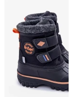 Dětské sněhule na suchý zip Lee Cooper – černé Dětské sněhule na suchý zip Lee Cooper – černé