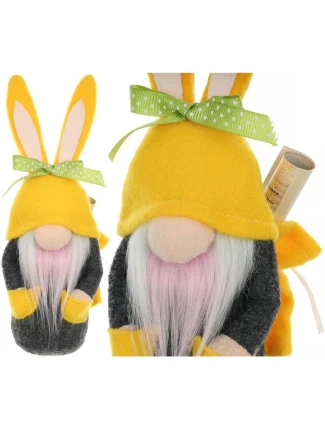 GORGEOUS GHOST BOY 20CM YELLOW WITH GIFT SACK SPRING DECORATION dětské