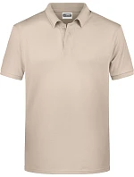 Daiber 8010 Pánské piqué polo z bio bavlny 02.8010 stone Daiber 8010 Pánské piqué polo z bio bavlny 02.8010 stone