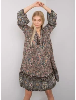 TW SK BI 5S0118B.25 khaki šaty TW SK BI 5S0118B.25 khaki šaty