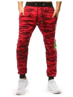 Pánské červené teplákové kalhoty moro FashionStreet UX3514
