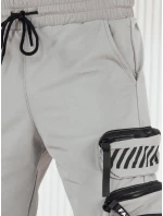 Pánské bojové kalhoty šedé FashionStreet UX4159