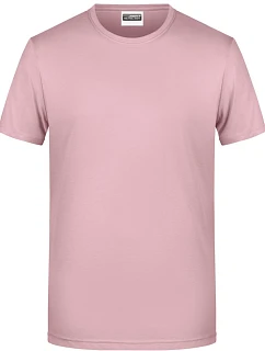 Daiber 8008 Pánské tričko z bio bavlny 02.8008 soft pink