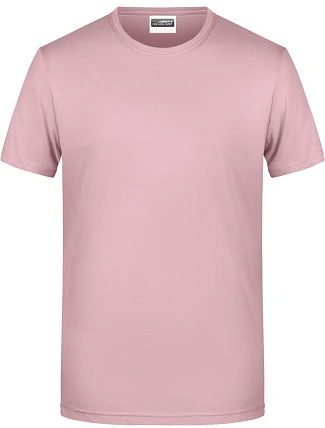 Daiber 8008 Pánské tričko z bio bavlny 02.8008 soft pink Daiber 8008 Pánské tričko z bio bavlny 02.8008 soft pink