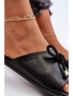 Dámské sandály z ekokože Big Star NN274066 Černé