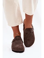 Dámské přezůvky Chodaki Vinceza 101332 Čokoládové