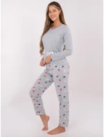 Pyžamo DU PI FP 009.84 šedé