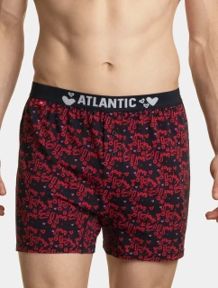 Pánské trenýrky ATLANTIC 2Pack - červená/tmavě modrá