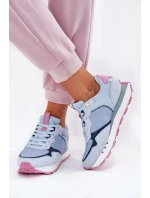 Dámské semišové sportovní boty Big Star HI-POLY SYSTEM – modré