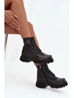 Dámské boty Artiker – černé, na platformě