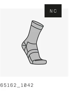 Cyklistické ponožky POC Cadence Road Long Sock, šedé
