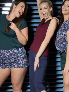 Mefemi Mix&Match pyžamová košile Margot Smooth S-2XL