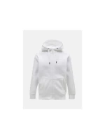 Peak Performance M Original Small Logo Zip Hood White
