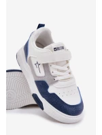 Lehké dětské sneakersy Big Star RR374052 Bílo-Modré