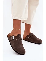 Dámské přezůvky Chodaki Vinceza 101332 Čokoládové