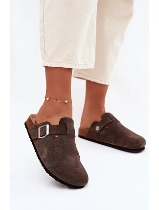 Dámské přezůvky Chodaki Vinceza 101332 Čokoládové