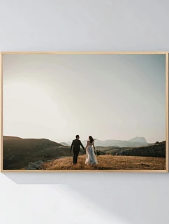 Personalizovaný magický fotoobraz v rámu - 50x70 - fotografie
