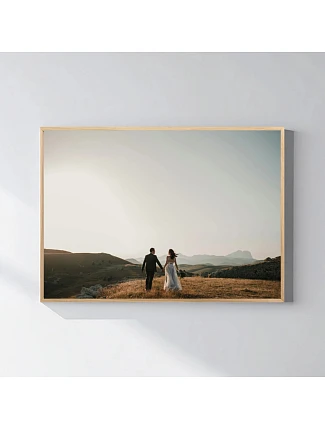 Personalizovaný magický fotoobraz v rámu - 50x70 - fotografie