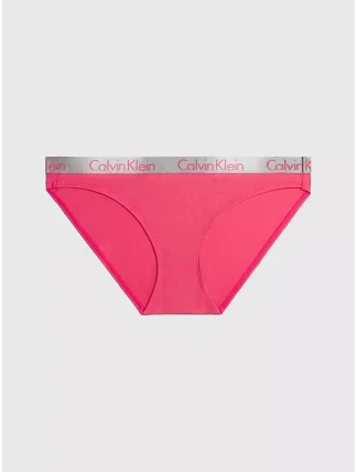 Dámské kalhotky BIKINI 000QD3540E XAV malinové - Calvin Klein Dámské kalhotky BIKINI 000QD3540E XAV malinové - Calvin Klein