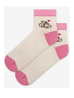 Tenké ponožky barevné 6-11 leté dívky 234.59n