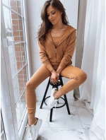 Dámské kalhoty MY HONEY camel FashionStreet UY1416