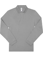 B&C My Polo 180 LSL Piqué polo s dlouhým rukávem 01.U425 sport grey