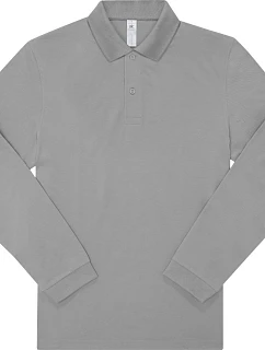 B&C My Polo 180 LSL Piqué polo s dlouhým rukávem 01.U425 sport grey