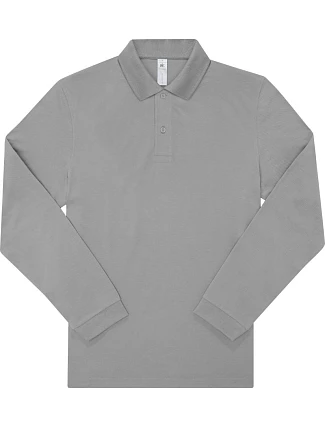 B&C My Polo 180 LSL Piqué polo s dlouhým rukávem 01.U425 sport grey