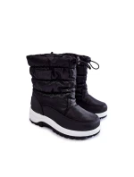 Dětské Sněhule On Slider Big Star KK374235 Černe Dětské Sněhule On Slider Big Star KK374235 Černe