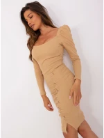 EM SK HW 20 320 šaty.11 velbloud EM SK HW 20 320 šaty.11 velbloud