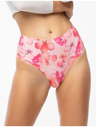 Dámské kalhotky Mallow Simple Brasil Maxi růžové - Julimex