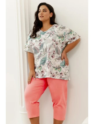 3369 DÁMSKÉ PYŽAMO RENNY 2XL-3XL