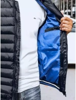 Pánská prošívaná modrá vesta FashionStreet TX4094