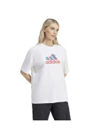 Dámské tričko adidas Flower Pack Badge of Sport bílá IT1421 Dámské tričko adidas Flower Pack Badge of Sport bílá IT1421