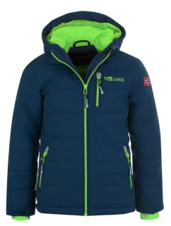 Dětská lyžařská bunda Trollkids Hemsedal Snow Jacket XT navy s reflexními prvky navy blue (513-100)