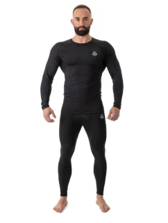 Rashguard s dlouhým rukávem černý BlackRSL - S
