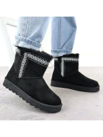 Dámské sněhule semišové černé Potocki 06303