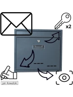 POŠTOVNÍ SCHRÁNKA 36X9X31,3CM 1067568 SASKA GARDEN