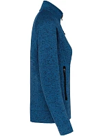 Kariban K 9107 Dámská melanžová pletená fleecová bunda 20.9107 light royal blue melange Kariban K 9107 Dámská melanžová pletená fleecová bunda 20.9107 light royal blue melange