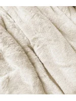 Béžová teplá oboustranná dámská zimní bunda (w610) Béžová teplá oboustranná dámská zimní bunda (w610)