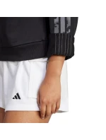 Dámská mikina adidas Animal Print 3-Stripes French Terry Sweatshirt black JM1835