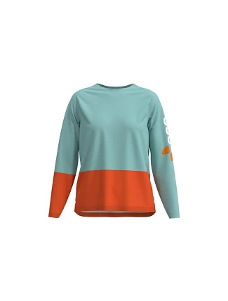 Cyklistické tričko POC W's Motion Air L/S Jersey, modré