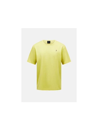 Pánské tričko PEAK PERFORMANCE M Trail Shortsleeve, žlutá barva