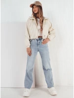 Dámská přechodová bunda s kapucí ISCAR bílá FashionStreet TY4207