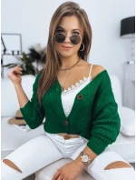 Dámský zelený svetr MINSTRAL FashionStreet MY1616 Dámský zelený svetr MINSTRAL FashionStreet MY1616