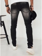 Pánské tmavě šedé džínové kalhoty FashionStreet UX4151